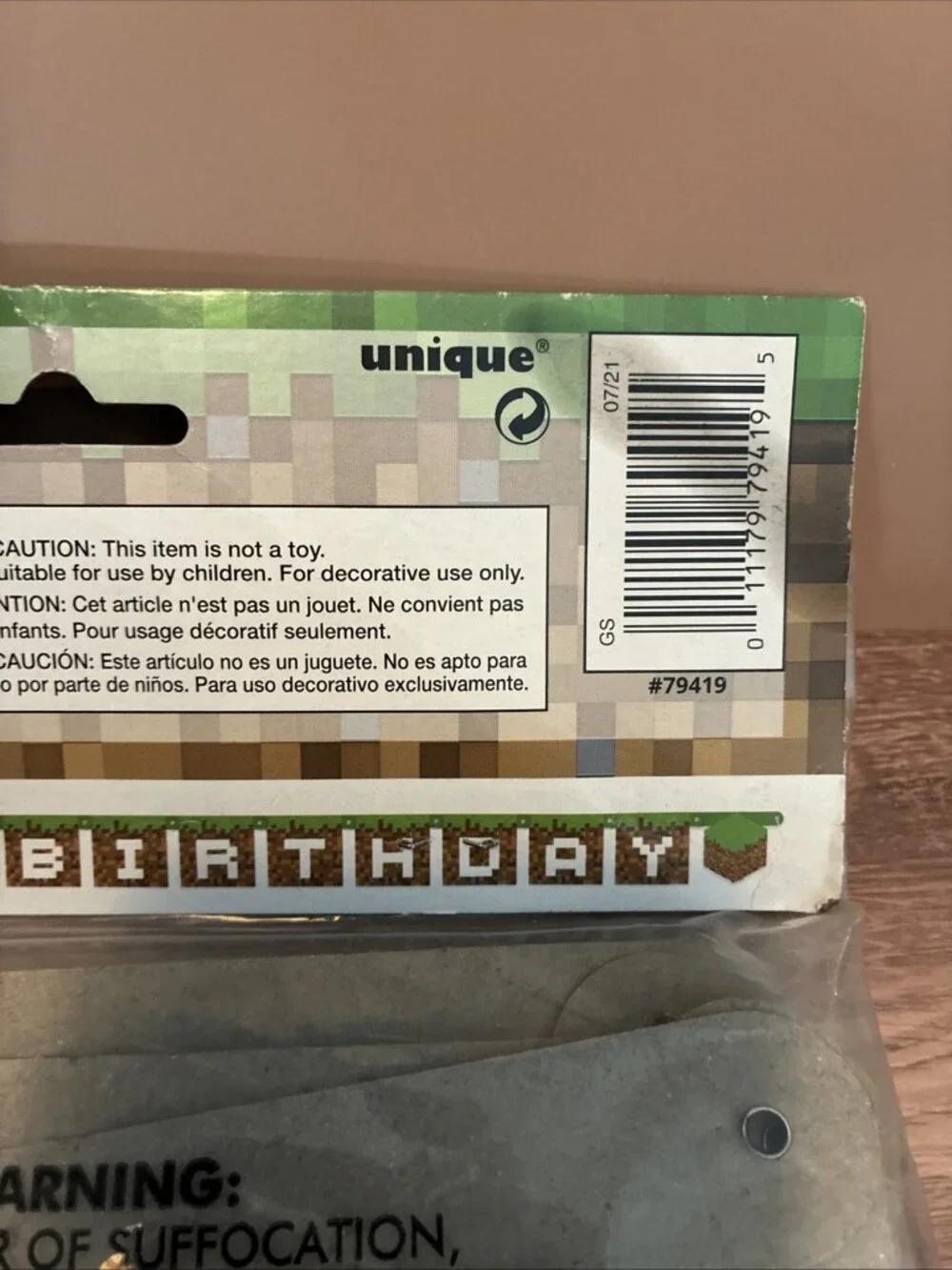 Unique official minecraft